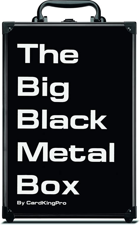 The Big Black Metal Box, Compatible with Cards 